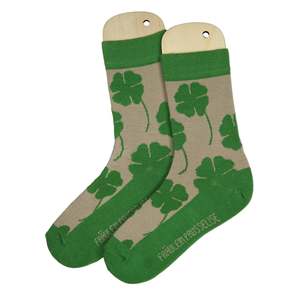 Stocking Fillers: Organic Crew Socks - Clovers