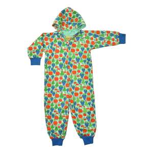 Size 158 14 Years: Fruits Beach Glass Lined Suit with Hood