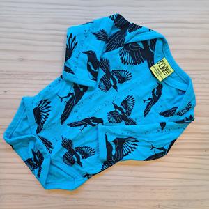 Re Loved: RE-Loved - MTAF Blue Pica Pica Body Top (1 - 2 Months)