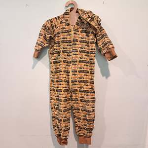 Re Loved: RE-Loved - DUNS Vehicles Hooded Suit (12 Months)