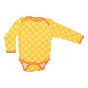 Clover Dandelion Yellow Lap Neck Body Top