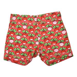 Multi Radish Rouge Red Shorts