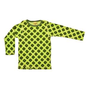 Clover Tendershoots Green Long Sleeved Velour Top
