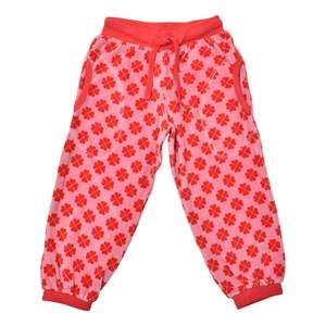 Clover Begonia Pink Velour Trousers