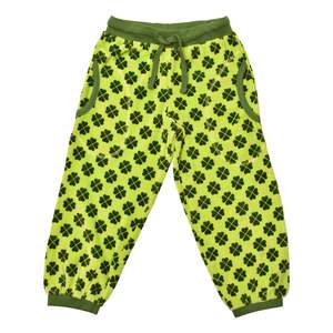 Duns Summer 2025: Clover Tendershoots Green Velour Trousers