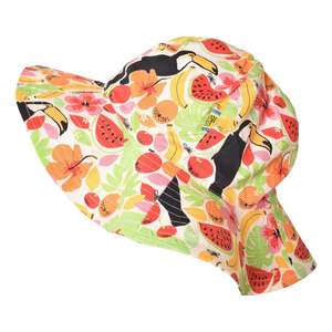 Toucan Vanilla Custard Sun Hat