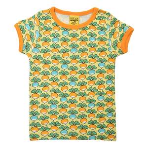 Multi Radish Yellow Short Sleeved Top
