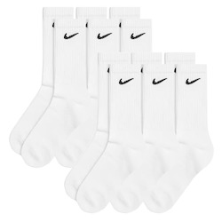 Nike: NIKE COTTON CUSHION CREW SOCKS - 6 PACK
