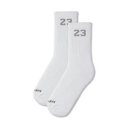 air: JORDAN 23 SOCKS - WHITE NEUTRAL