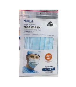 Fight Virus Collection: Help-It Helpit Level 2 Surgical Face Mask (10 masks)