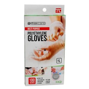 Fight Virus Collection: MaxCare Multi-purpose Polyethylene Gloves 100's
