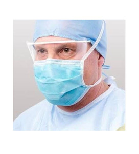 Fight Virus Collection: 3-Ply Surgical Grade Tie-On Face Mask (1pcs) - Green