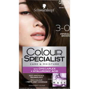 Schwarzkopf Colour Specialist Imperial Brown 3-0 Hair Colour ea