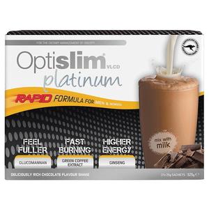 Health Wellbeing: Short dated (Best Before 2022-11) Optislim VLCD Platinum Chocolate Shake 21x25g Sachets çš„å‰¯æœ¬