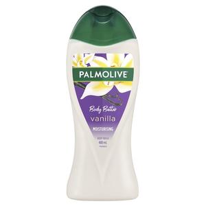 Sanitiser Disinfectant: palmolive shower gel body butter heavenly vanilla 400ml