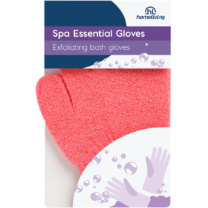 Homeliving Exfoliating Bath Gloves 2ea