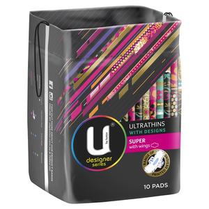 Feminine Hygiene: u by kotex ultrathin designs super wings 10
