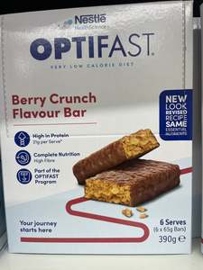 optifast vlcd bar berry 6x65g