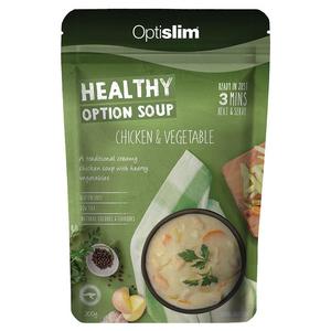 optislim healthy option soup chicken and vegetable 300g