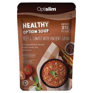 Optifast: optislim healthy option soup beef & tomato with ancient grain 300g
