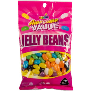 Rainbow Awesome Value Jelly Beans Confectionery 240g