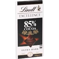 lindt chocolate block excellence 85% cocoa dark 100g