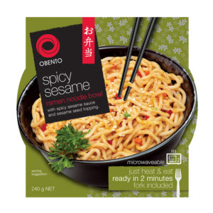 Pantry: obento bowl instant noodles bowl spicy sesame 240g
