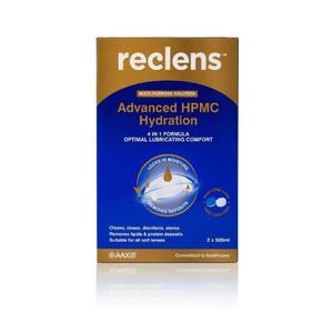 Clearance: reclens mps 2x500ml with a lens case