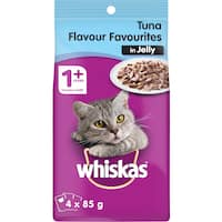 Whiskas Cat Food Collection: whiskas wet cat food tuna flavour favourites jelly 4pk