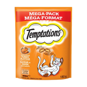 Whiskas Cat Food Collection: Whiskas Temptations Tantalizing Turkey Treats For Cats 180g