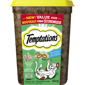 Whiskas Temptations Seafood Medley Cat Food 454g