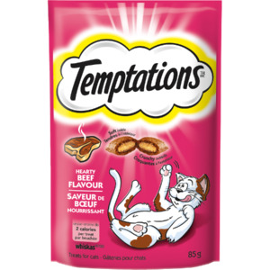 Whiskas Temptations Hearty Beef Treats For Cats 86.7g