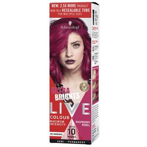 Hair Care: Schwarzkopf UBs LIVE Colour Raspberry Rebel 75ml
