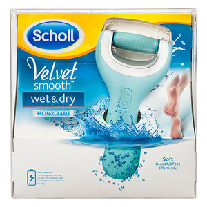 Foot Care: Scholl Velvet Smooth Wet & Dry Foot File Rechargeable Pedi