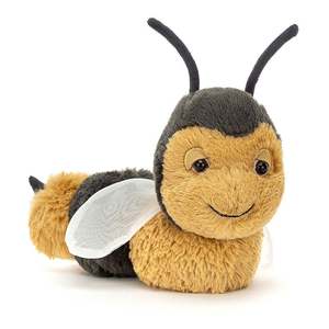 Jellycat: Jellycat Berta Bee Yellow 10x16x10cm BER6BEE