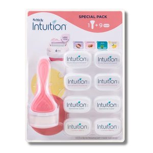 Skin Care: Schick Intuition Razor + 9 Cartridges