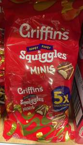 griffins squiggles chocolate biscuits hokey pokey bites 150g