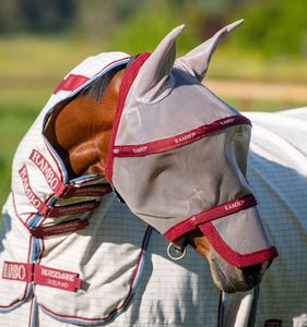 Fly Protection: Rambo Flymask Plus - Oatmeal