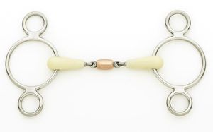 Happy Mouth 3 Ring Gag Copper - 4inch