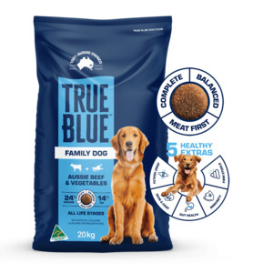 Feed: True Blue Family Dog Beef & Veges 20kg