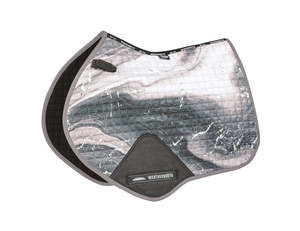 Saddle Pads: Weatherbeeta Prime Marble Shimmer Shaped Pad