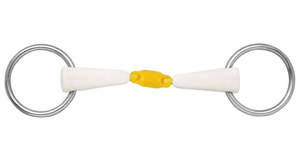 Bits Bridles: Nathe Loose Ring Plastic Bit