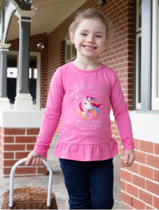 Tops: Thomas Cook Aria Long Sleeve Tee - 8 yrs