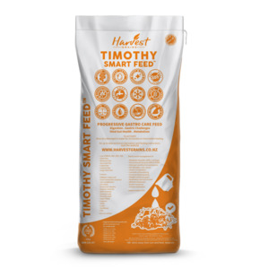 Harvest Grains Timothy Feed - Smart Orange Font