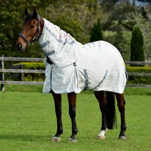 Equestrian Supplies On Sale: Weatherbeeta Cotton Summer Sheet Combo Neck - Umbrella Print