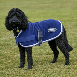 Dog Feed: Weatherbeeta Fleece Dog Coat - Navy