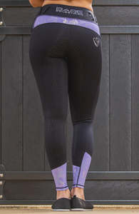 Bare Equestrian: Bare Equestrian Performance Tights - Mauve Shimmer