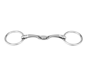 Bits: Sprenger SATINOX bradoon 12 mm double jointed - Stainless steel