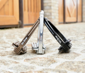 Stirrup Leathers Irons: Tech Venice Dressage Plus Safety Stirrups