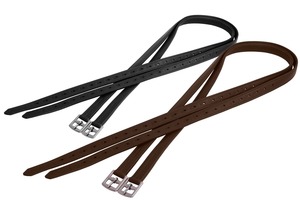 Stirrup Leathers Irons: Platinum Soft Leather Stirrup Leathers 25mm